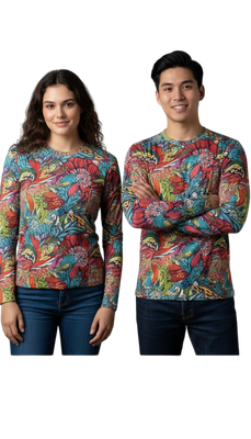 Bakas Shirt Bunt 2 Personen ohne Hintergrund