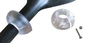 Tropfring an schwarzen Paddel