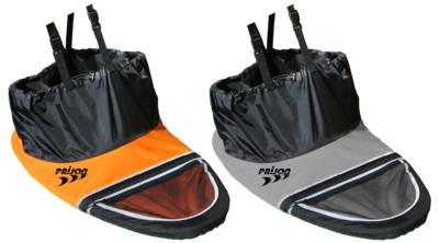 Prijon Nylon Traveller Spritzdecke links orange rechts grau