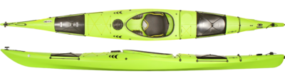 Prijon Seatron GT oben von oben grün unten seitlich grün