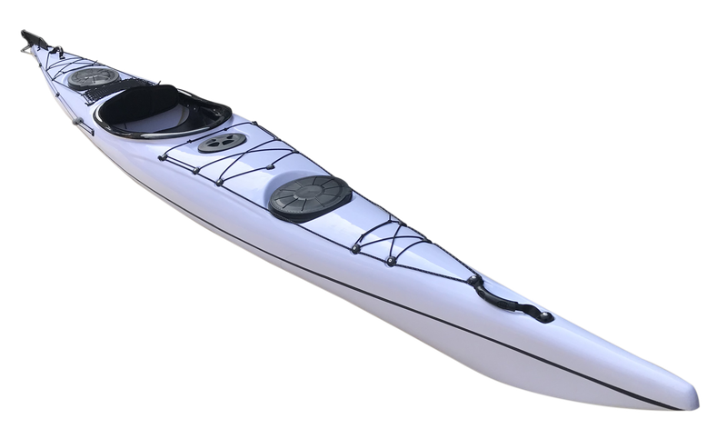 Bug Ansicht Bakas Kajak ABS Discovery 16.0 Weiß