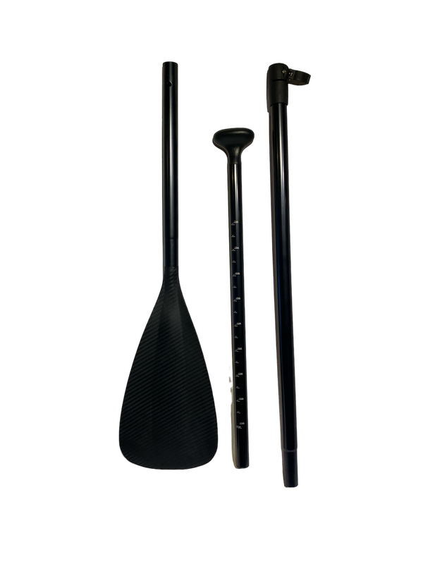 Bakas ALU SUP Paddel in Carbon Optik in 3 Einzelteilen