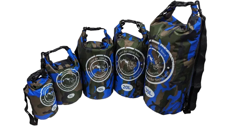 Dry Bag Seesack Blau verschiedene Größen
