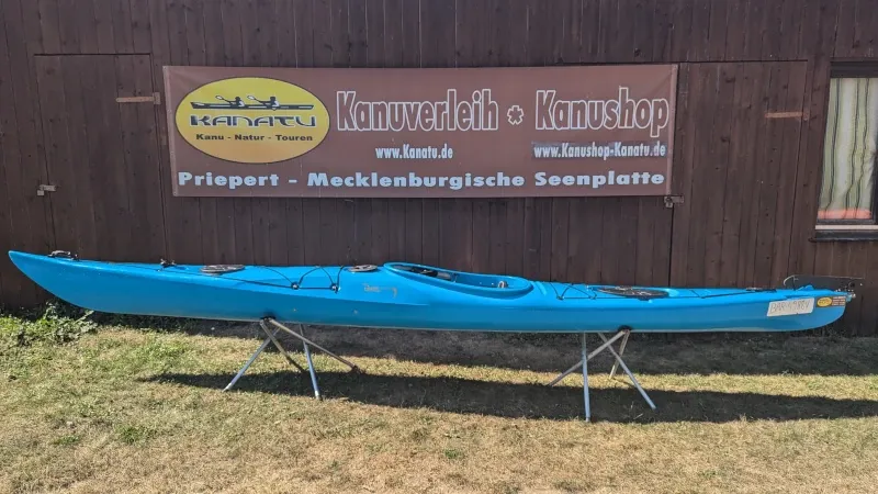 Bakas Expedition 17.2 Kajak in Blau seitlich