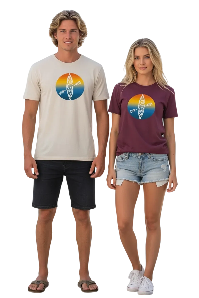T shirt rechts weiß links burgunder
