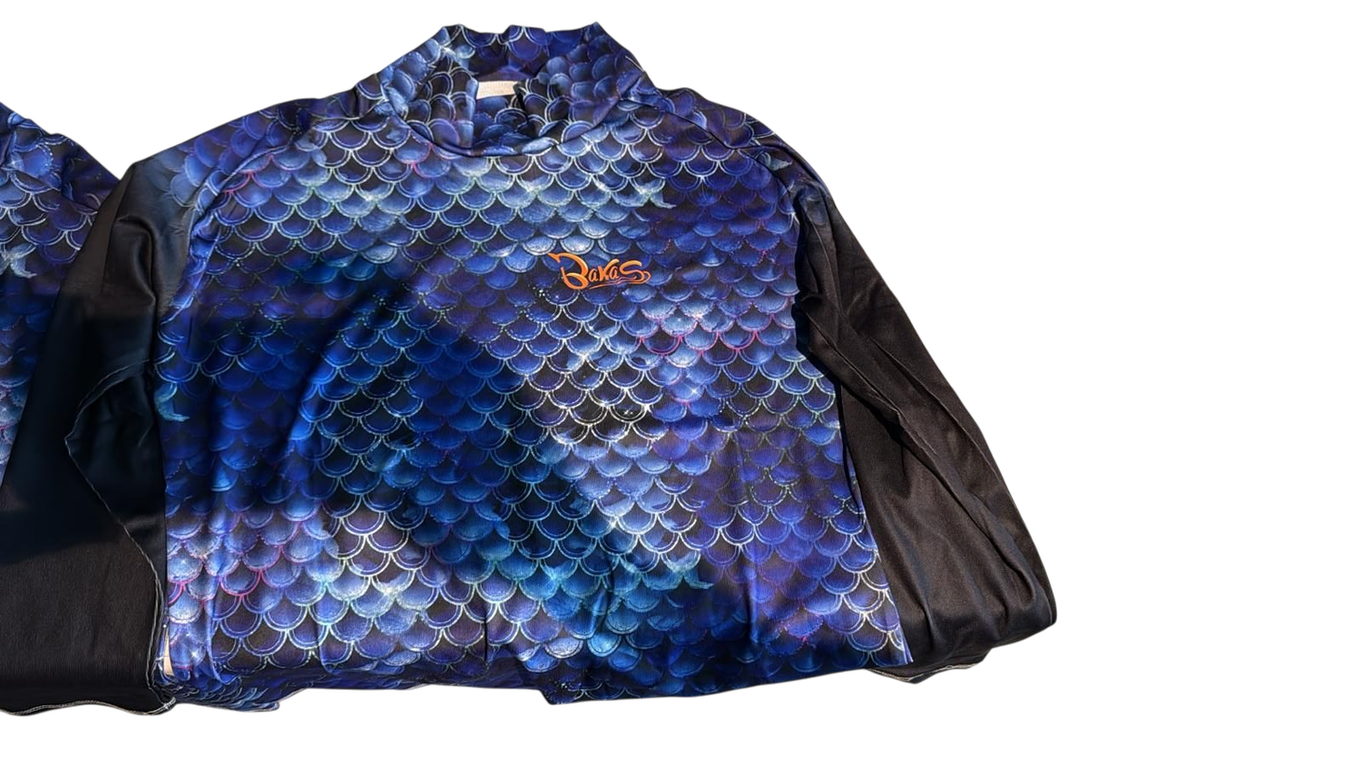 Bakas shirt schwarz blau