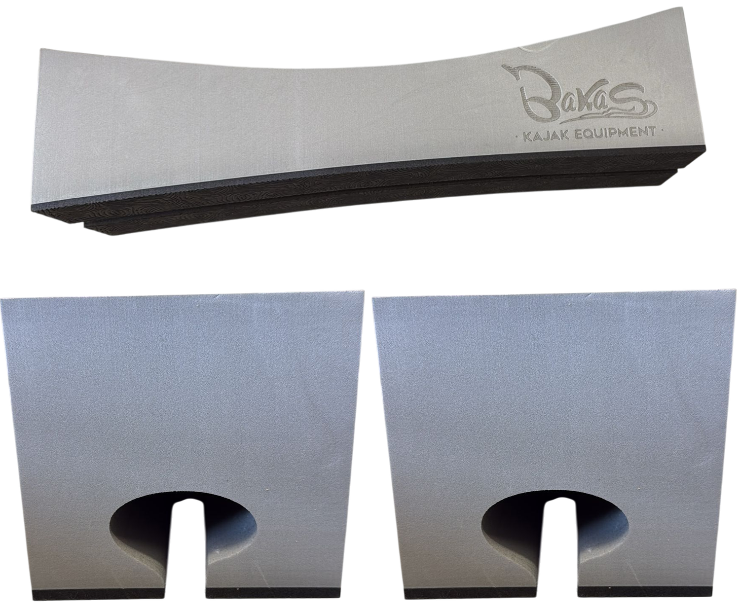 BaKaS Dachträgerpolster Paar Oval Dachträger Schaumblock Schaumstoff