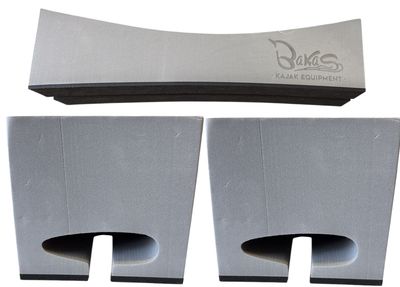 BaKaS Dachträgerpolster Set Airfoil Wingbar Dachträger Schaumblock Schaumstoff mit Befestigungsmaterial