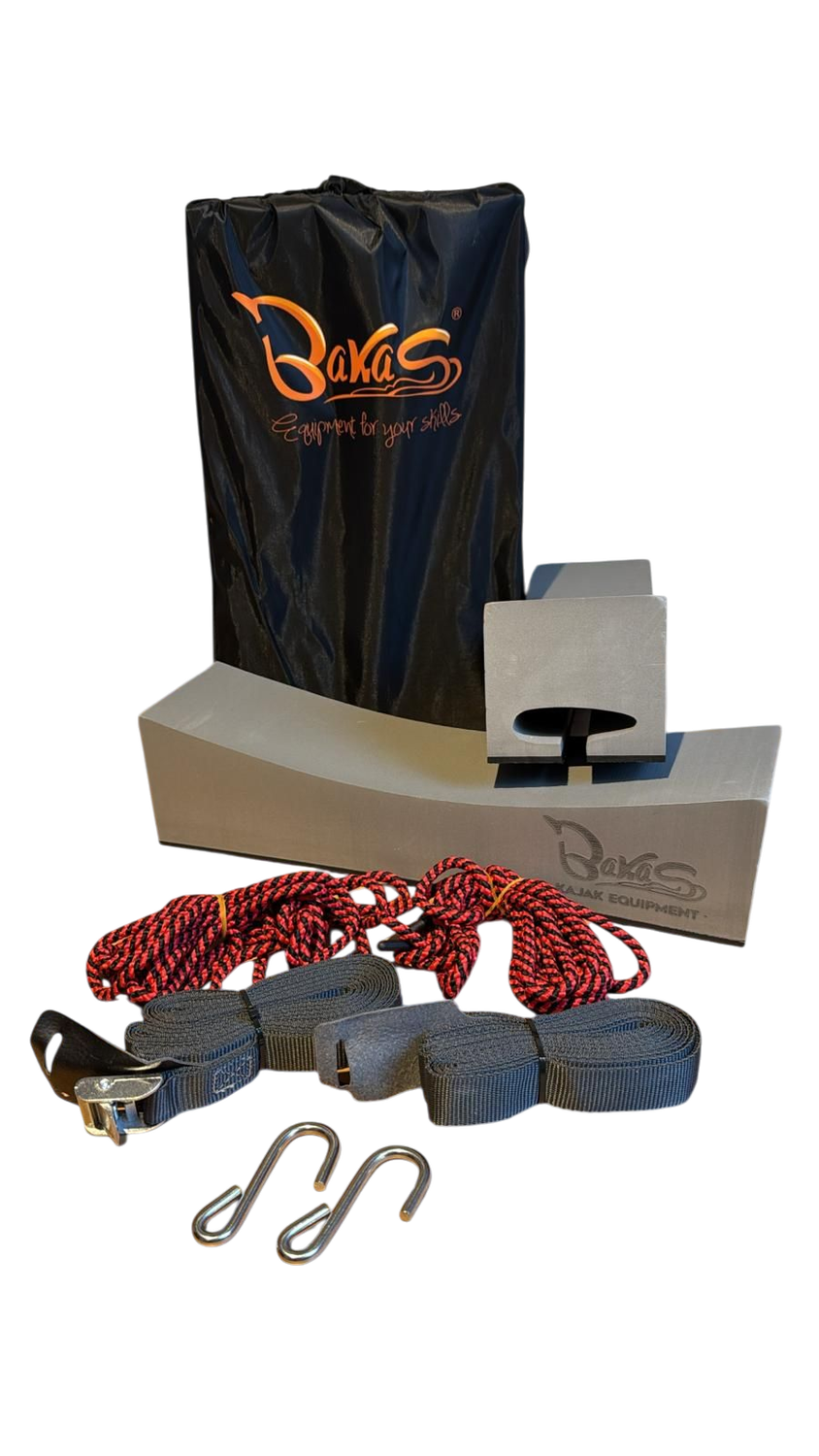 BaKaS Dachträgerpolster Set Airfoil Wingbar Dachträger Schaumblock Schaumstoff mit Befestigungsmaterial