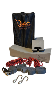 BaKaS Dachträgerpolster Set Airfoil Wingbar Dachträger Schaumblock Schaumstoff mit Befestigungsmaterial BaKaS Dachträgerpolster Set Airfoil Wingbar Dachträger Schaumblock Schaumstoff mit Befestigungsmaterial