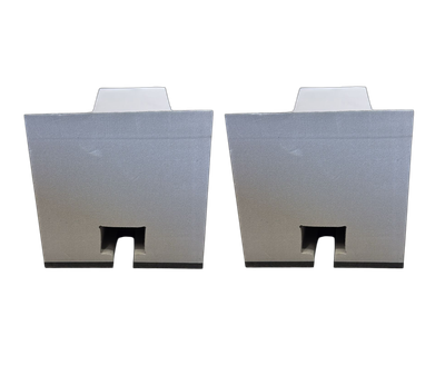 BaKaS Dachträgerpolster Paar Rechteckig Dachträger Schaumblock Schaumstoff