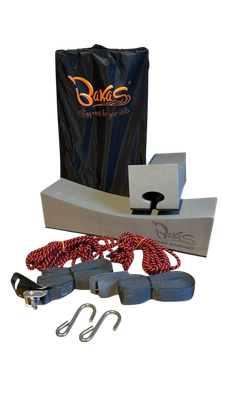 BaKaS Dachträgerpolster Set Oval Dachträger Schaumblock Schaumstoff mit Befestigungsmaterial