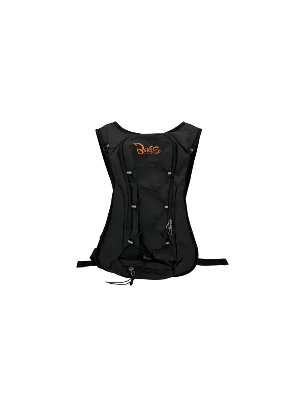 Sport und Laufrucksack schwarz von vorne