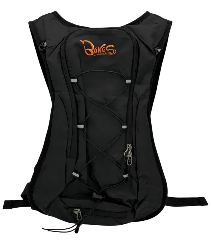 Rucksack von vorne schwarz