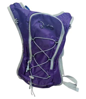 Sport und Laufrucksack von vorne Lila