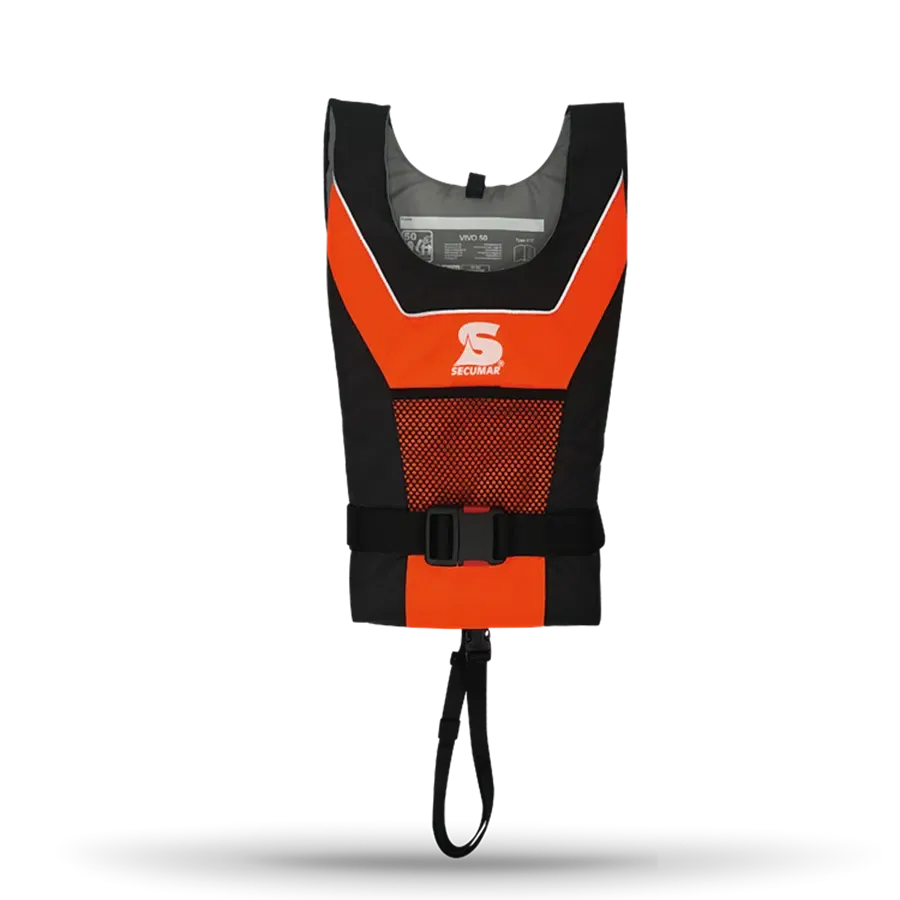 Secumar Vivo 50 von vorne Orange schwarz