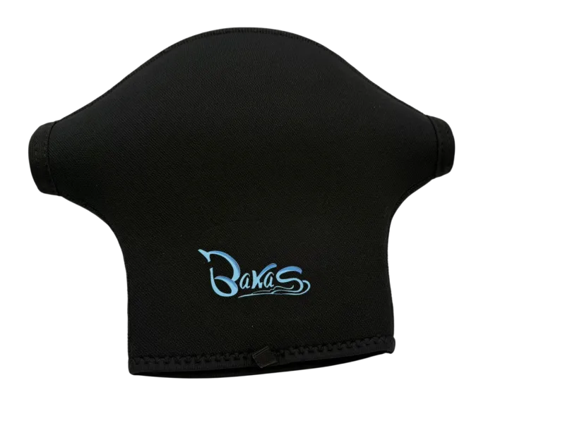 BaKaS Paddel Pfötchen optimal für kaltes Wetter Schwarz mit Blau