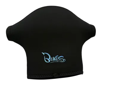 BaKaS Paddel Pfötchen optimal für kaltes Wetter Schwarz mit Blau