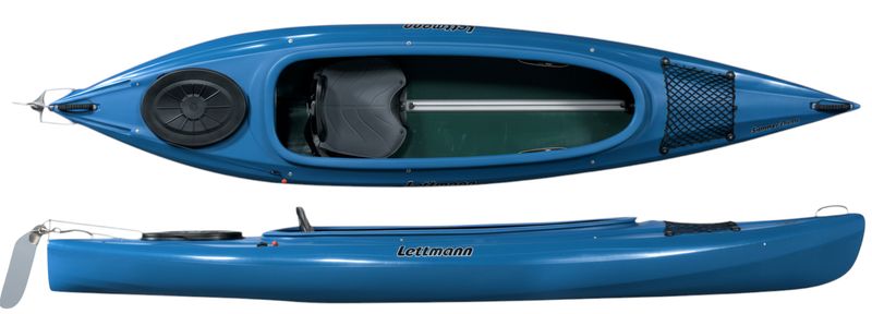 Lettmann Summertime 1er Kajak Blau Touring plus inkl Steueranlage