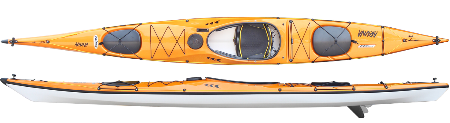 Prijon Aruna Tourenkajak Einerkajak Prilite orange metallic
