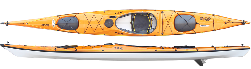 Prijon Aruna Tourenkajak Einerkajak Prilite orange metallic