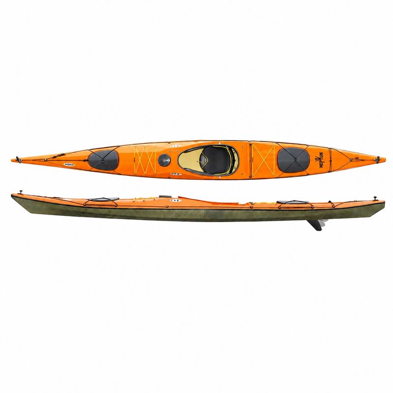 Prijon Neptun Tourenkajak Einerkajak Carbon orange