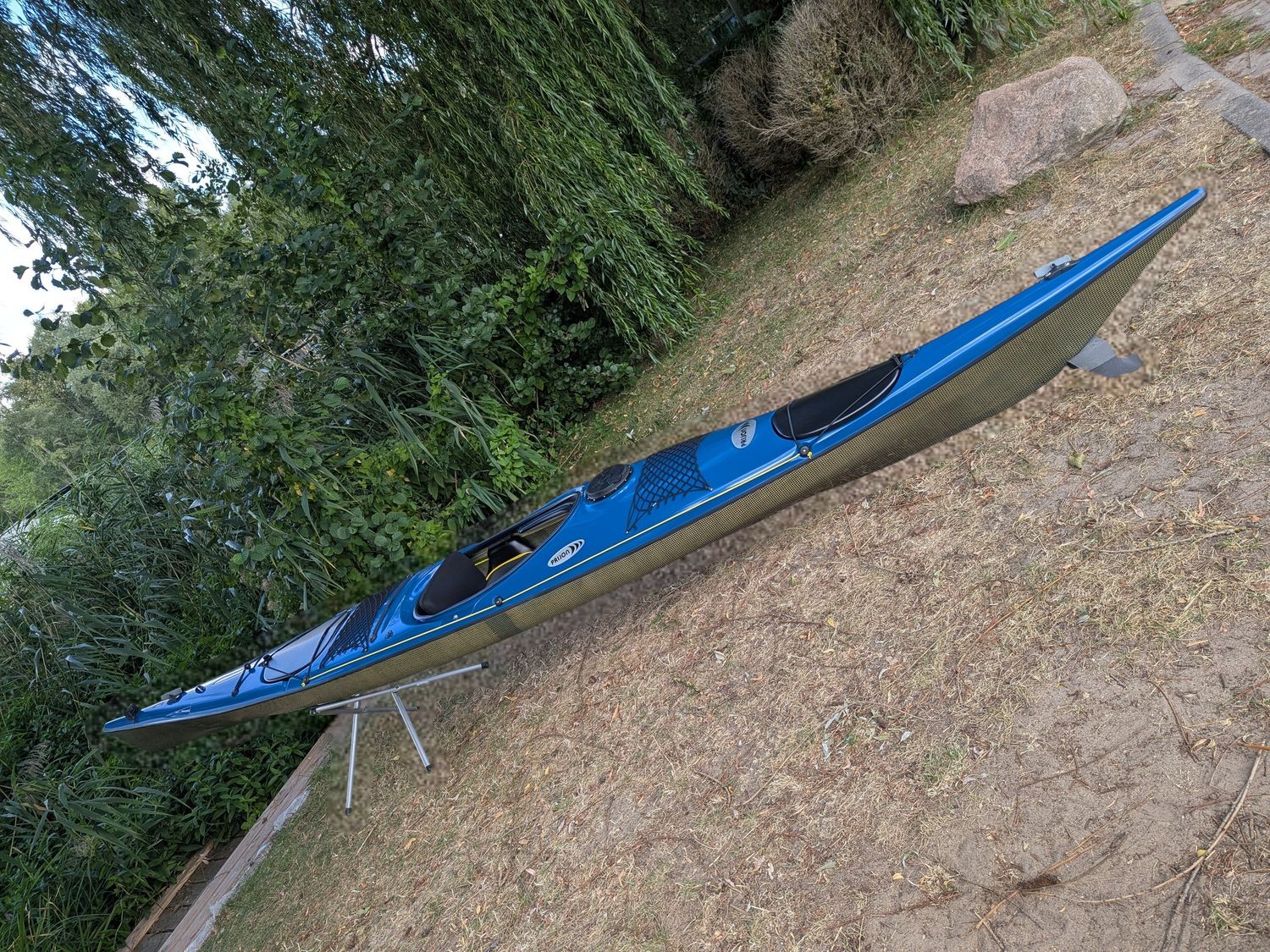 Prijon Millenium EVO 1er Kajak Carbon blau Einerkajak