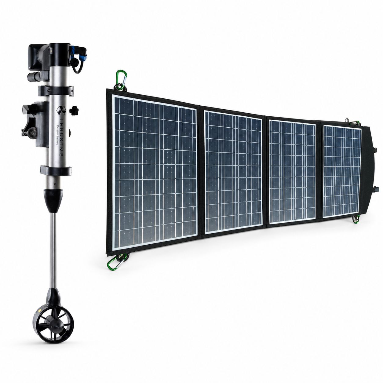ThrustMe Kicker Elektroantrieb mit Solarpanel – Komplettset
