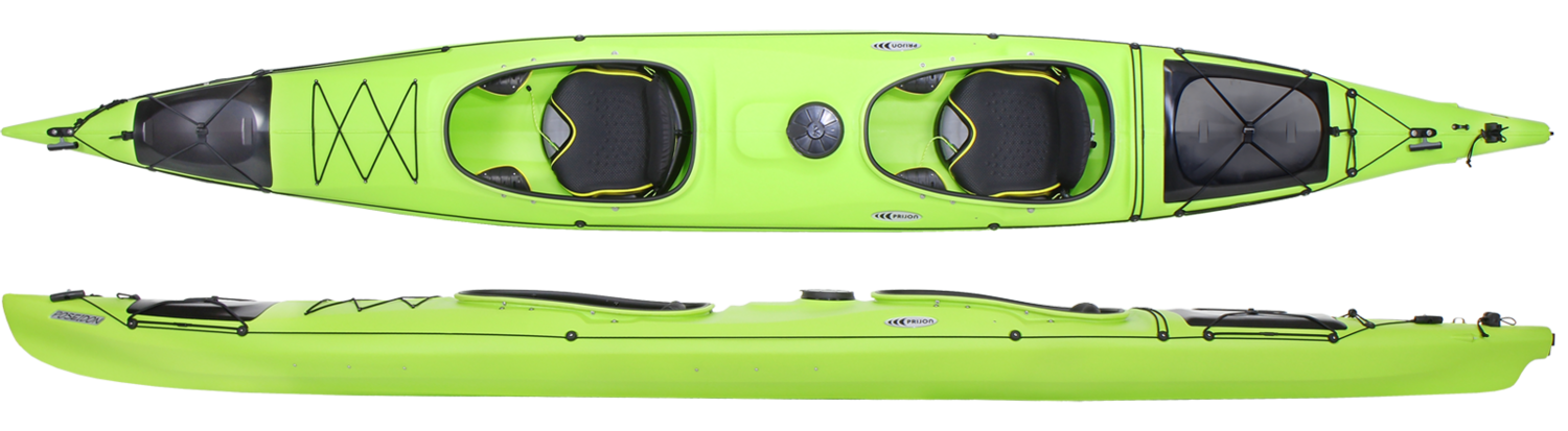 Poseidon oben von oben hell grün unten seitlich hell grün