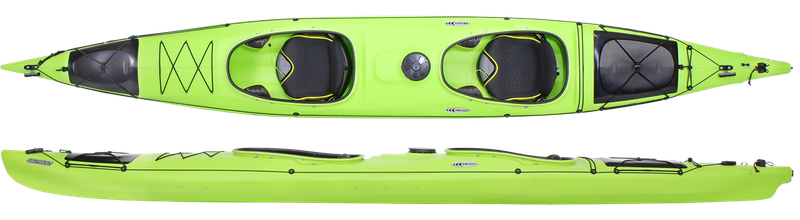 Poseidon oben von oben hell grün unten seitlich hell grün