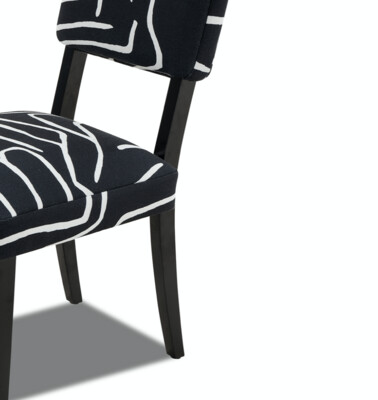 ALFAMA DINING CHAIR – TRIBE BLACK & WHITE