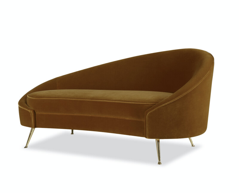 ASPEN SOFA GAINSBOROUGH AMBER VELVET
