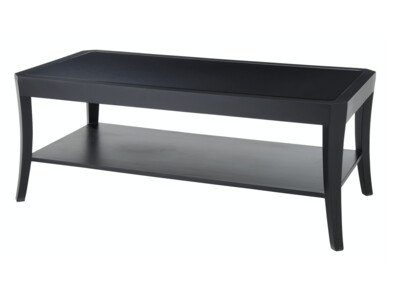 Hyde coffee table, black glass