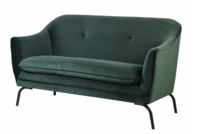 Emerald Green 2 Seater Velvet Sofa