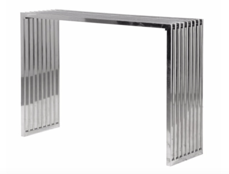 Terano Slatted Console Table