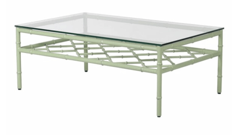 Green Fustic Coffee Table