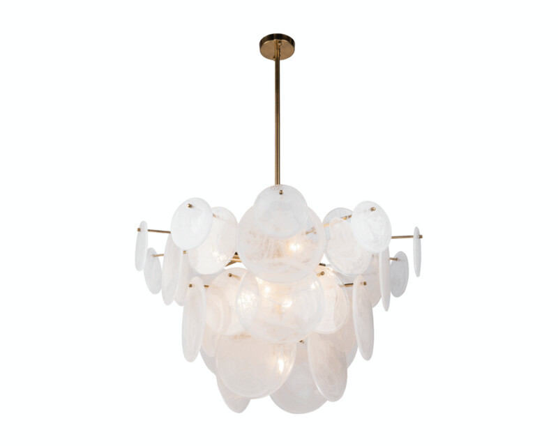 ADAGIO PENDANT LAMP – WHITE ANTIQUE BRASS