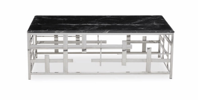 APRILIA BLACK MARBLE COFFEE TABLE