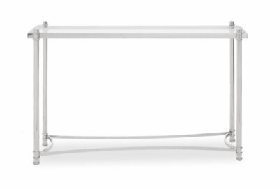 ACKLEY CLEAR GLASS CONSOLE TABLE