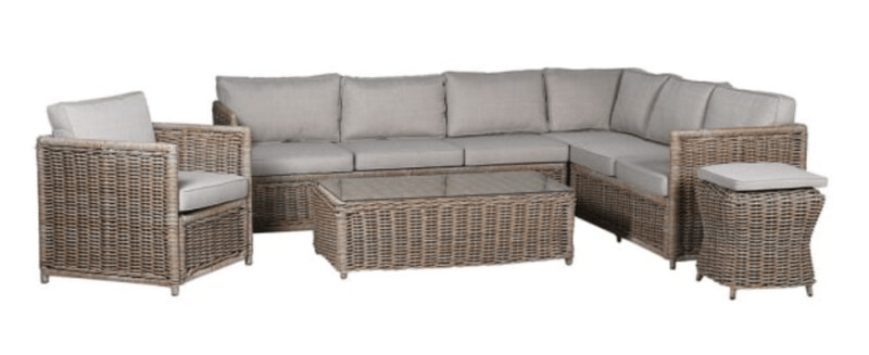 Solana Aluminm Rattan Set