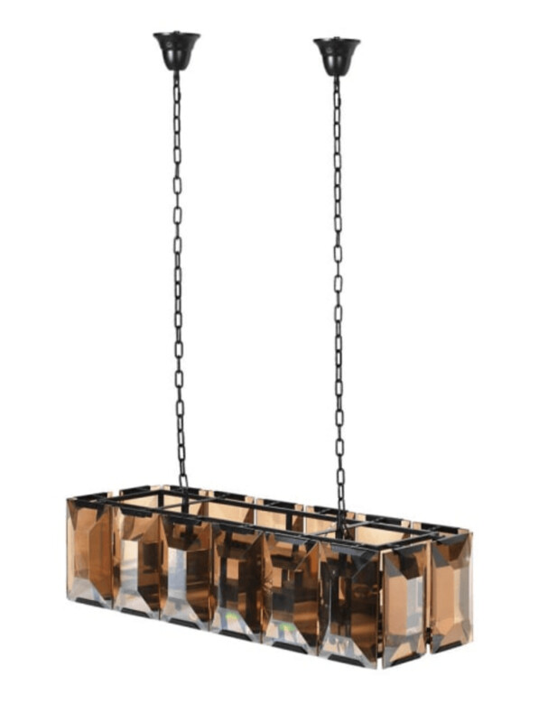 Amber Bevelled Crystal chandelier