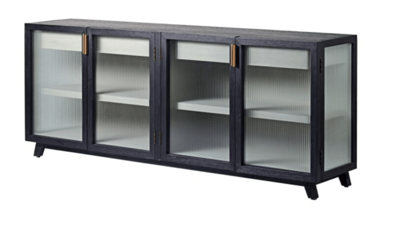 Fluted Gls Sideboard