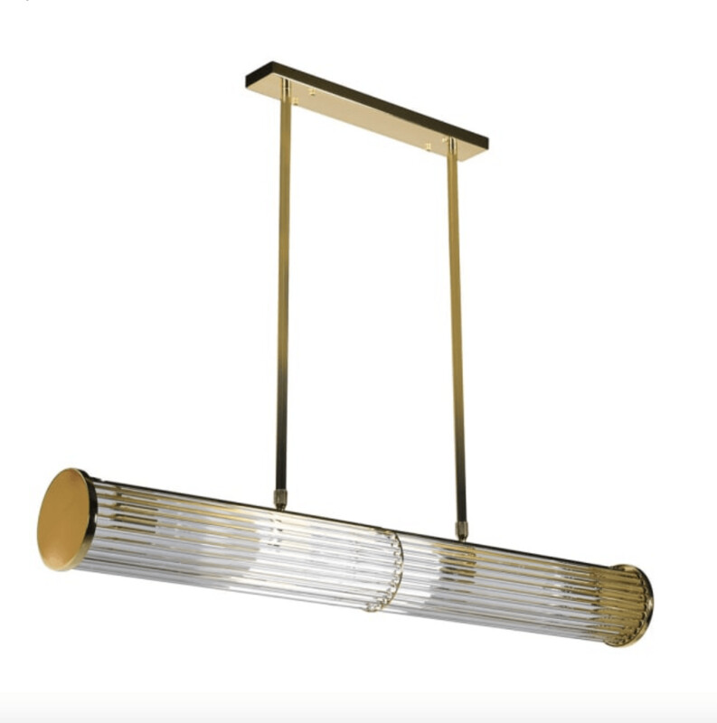 Gold Bar Ceiling Light