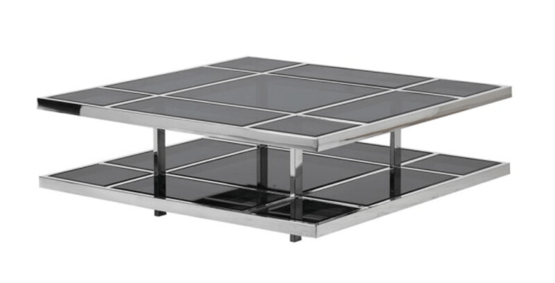 Black Glass Coffee Table