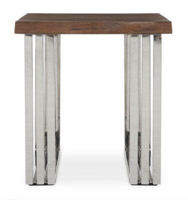HAMPSTEAD NATURAL AND SILVER SMALL CONSOLE TABLE