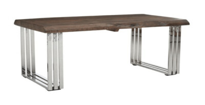 HAMPSTEAD NATURAL AND SILVER COFFEE TABLE