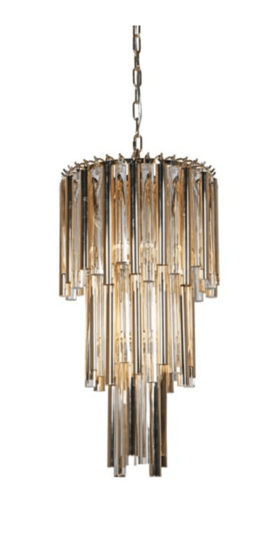 Gold Tiered Chandelier