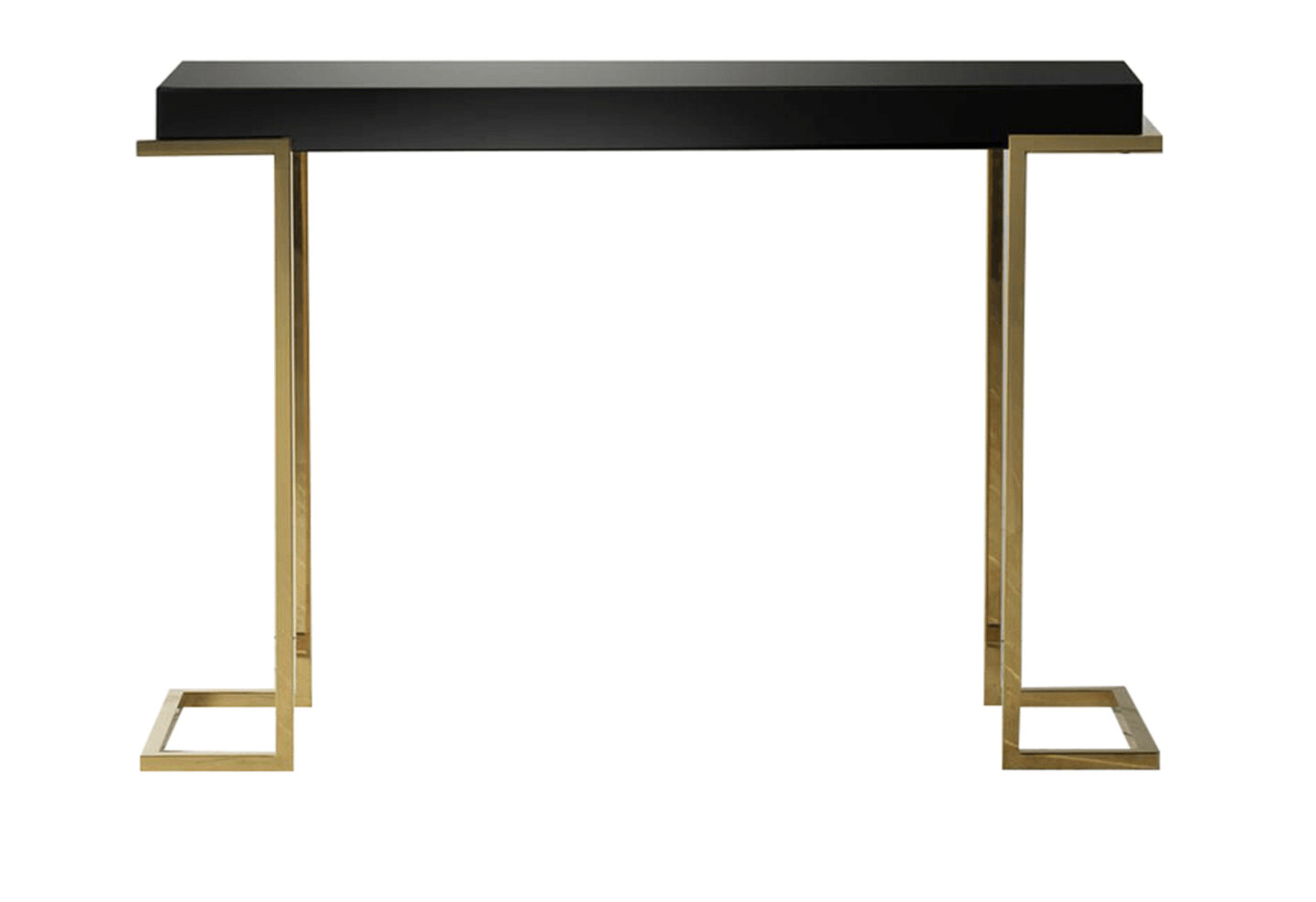 Delray Black Mirrored Console