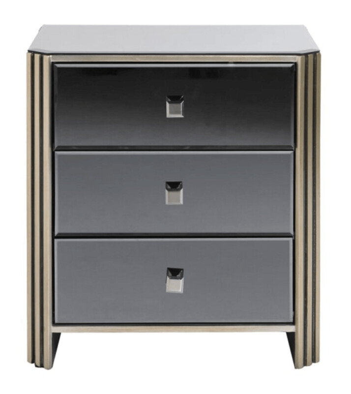 Venetian Monaco 3 Drawer Bedside