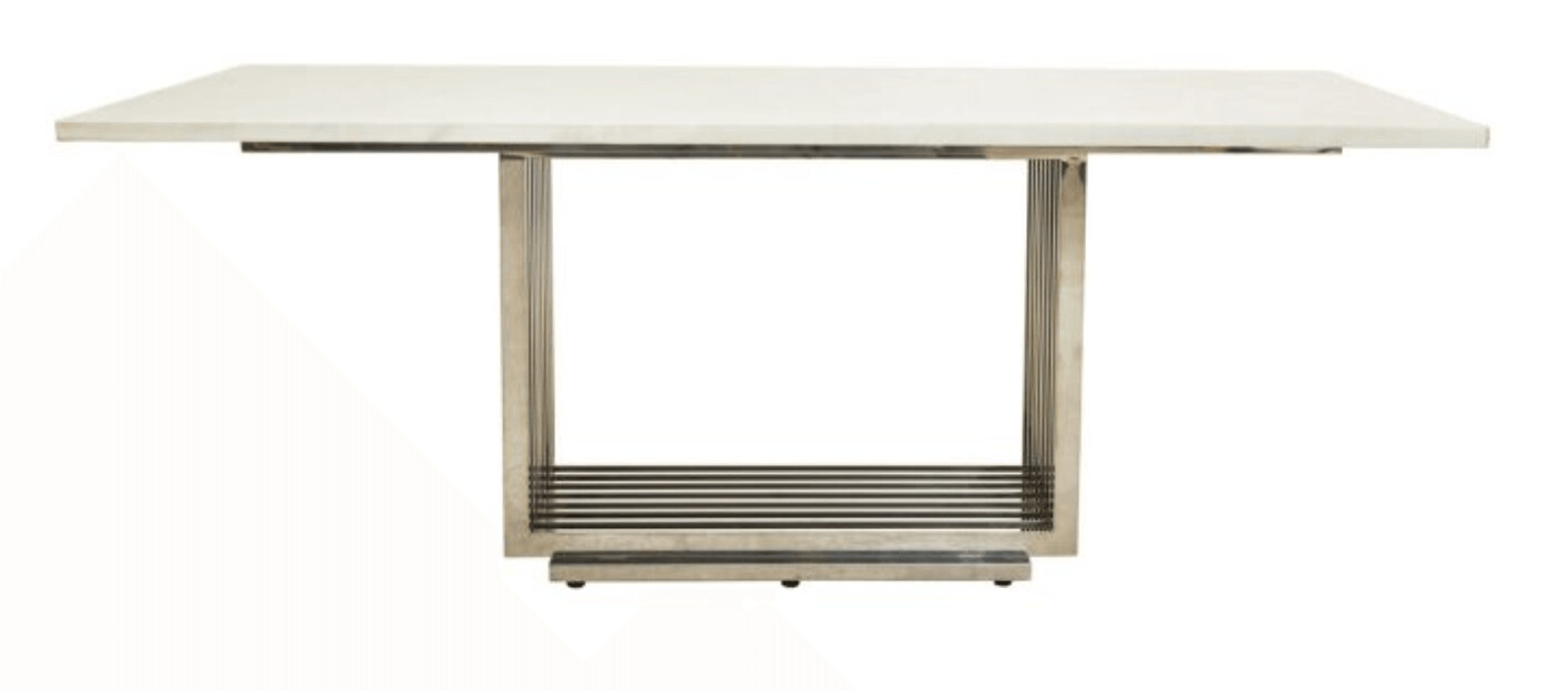 MODA WHITE MARBLE DINING TABLE